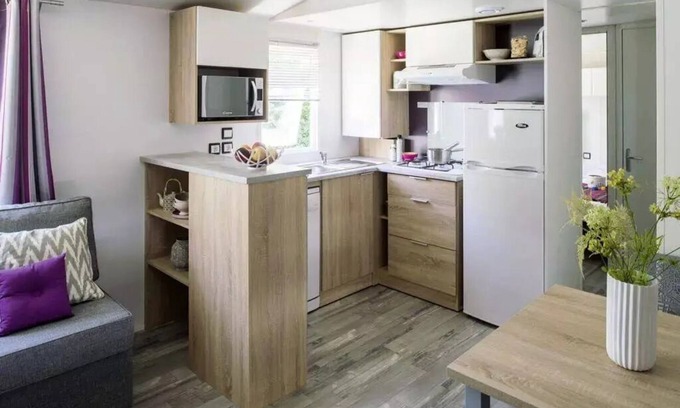 Oberbronn House | Camping Seasonova Les Vosges du Nord * - Mobil Home Pacific 32m2 4 people