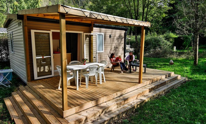 Montels House | Campsite Flower L'Arize * - Mobil home Confort 3 rooms 4 people