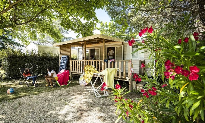 Goudargues House | Campsite Flower le Saint Michelet* - Mobile home Riviera Confort 3 rooms 4 people Air-conditioned