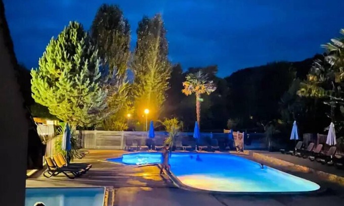 Saint-Vincent-de-Cosse RV Rental | Campsite Flower le Tiradou*** - Equipped tent Kibo 3 rooms 4 people Without Sanitary