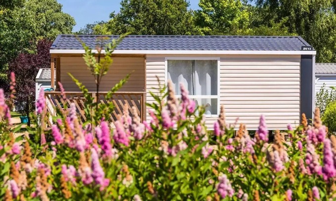 Plouezoch House | Campsite La Baie de Terenez * - Lodge CONFORT LOGGIA2 2018 TV - 2 bedrooms (+child bed - 12 years) 25M2 5 people