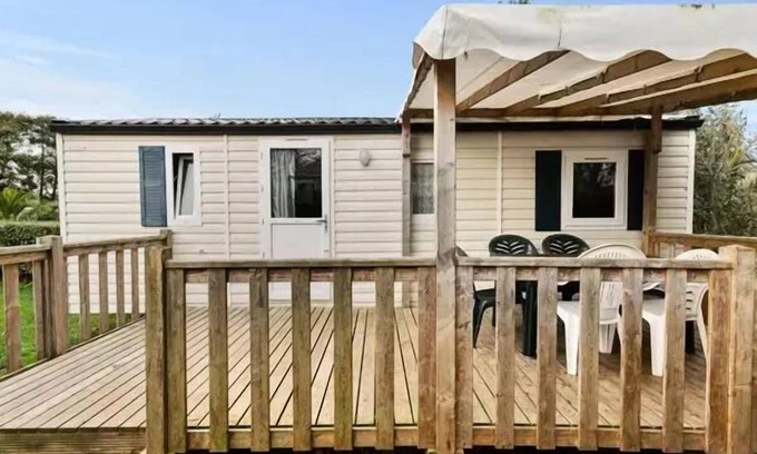 Cande-sur-Beuvron House | Campsite La Grande Tortue* - Comfort Mobile Home 3 Rooms 4/6 People