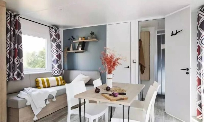 Balleroy House | Campsite Le Clos de Balleroy * - Mobil Home Lodge 770 Comfort plus 2 bedrooms - 30 m2 + terrace semi covered 5 people