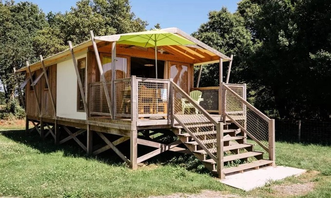 Caro House | Campsite maeva Respire Domaine de Kervallon * - Cabane Lodge 3 Rooms 5 People + TV