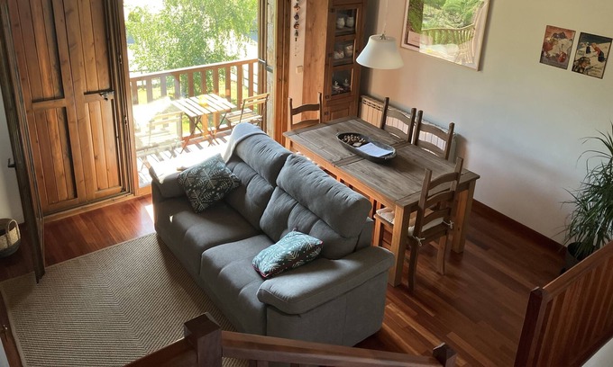 Vilallonga de Ter Apartment | Can Roc, the small apartment in Muntanya. Ideal for parelles, wrapped in nature