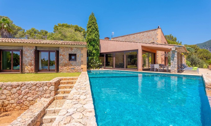 Bunyola Villa | CAN TONI GAT - Villa with private pool and beautiful garden amidst privileged natural surr