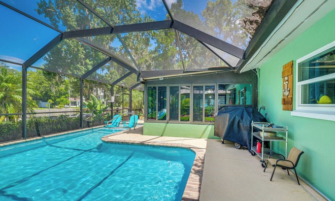 Crystal River House | Canal-Front Outdoor Oasis: Home in Crystal Water