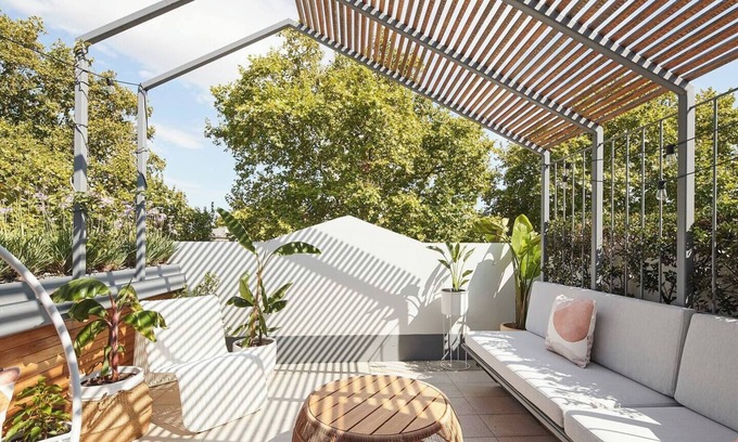 North Melbourne House | Canopy Terrace Retreat to Voguish Urban Charm