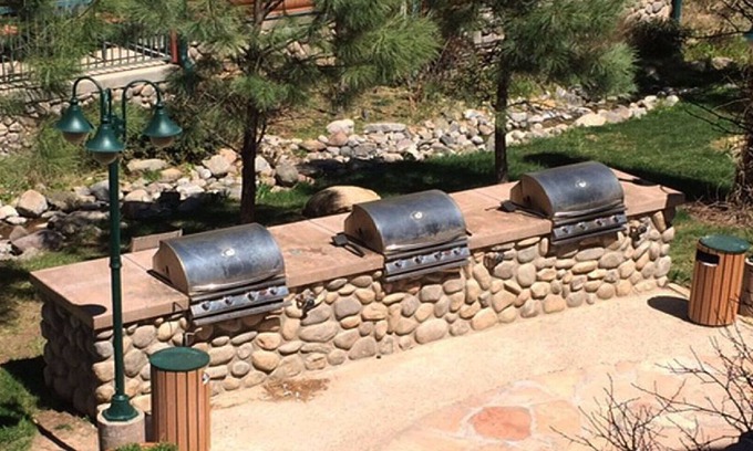 Ruidoso Condo | Cantina Dos - A One Bedroom Condo with Great River Resort Garden View!