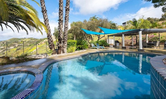 Valley Center House | Canyon View Escape - Pool, Spa