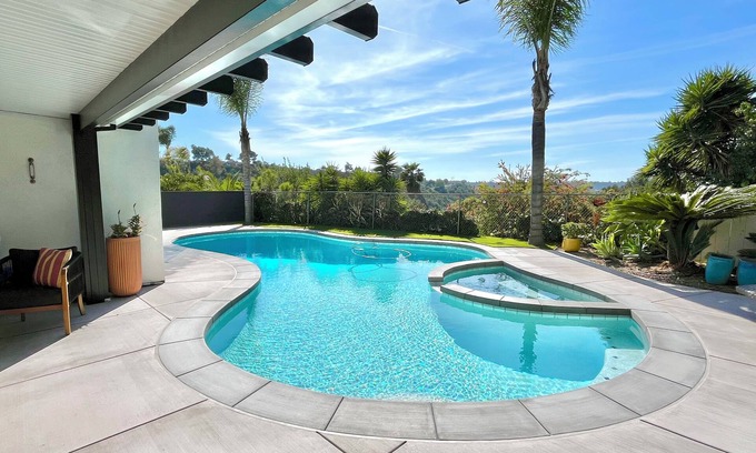Allied Gardens House | Canyon View Tranquil Oasis w/Private Pool and Dreamy Sunsets, New Backyard