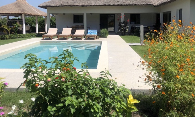 Cap Skirring Villa | Cap skirring Villa 3 bedrooms 3 bathrooms 4wc private pool (residence on the beach)