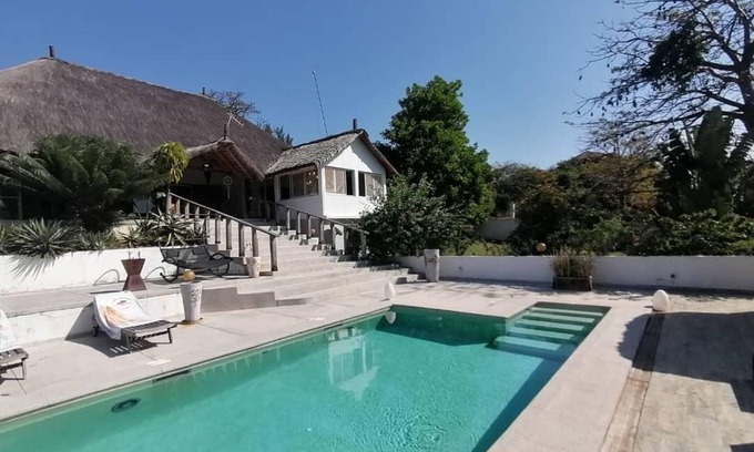 Cap Skirring Cabin | Cap Skirring waterfront estate, 11 guests, swimmingpool and private beach access