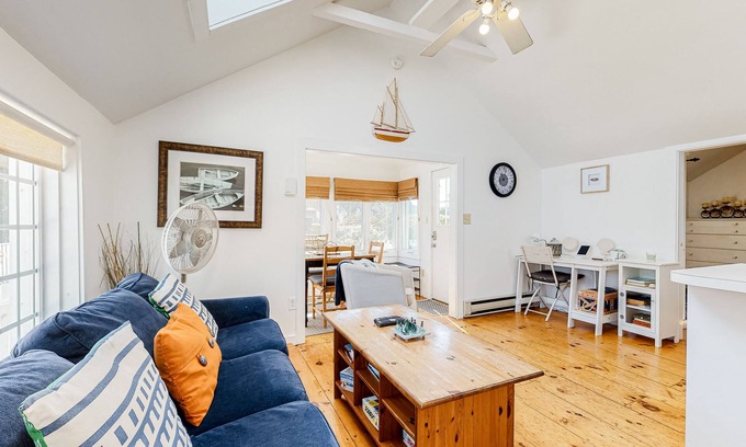 Mashpee Cottage | Cape Cod cottage with patio - near golf, 100 yards to private Mashpee Beach