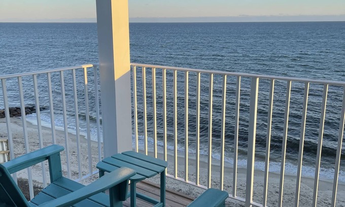 Dennis Port Condo | Cape Cod Oceanfront New Condo with Ocean View & Private Beach! capeoceanvista