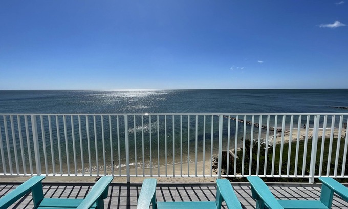 Dennis Port Condo | Cape Cod Oceanfront New Penthouse w Ocean View & Private Beach! capeoceanvista
