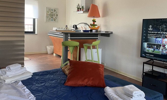 Mount Vesuvius - Pompei Cabin | Capri Sky loft is a fabulous panoramic open space overlooking Capri and Vesuvius
