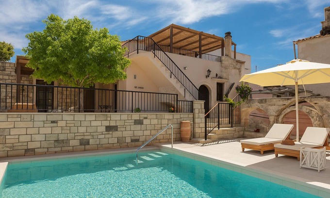 Mylopotamos Villa | Captain's Hyatt, private pool,Near tavern
