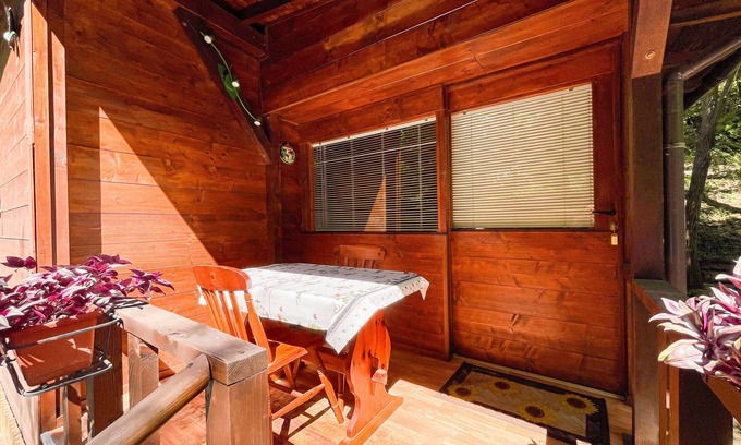 Palazzuolo sul Senio RV Rental | Caravan "Le Sorgenti - Chalet 12" with Mountain View & Private Garden