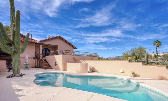 Cow Track Estates House | Carefree Hacienda. Private Property. 3BR, 2.5BA, 2 Level Home.