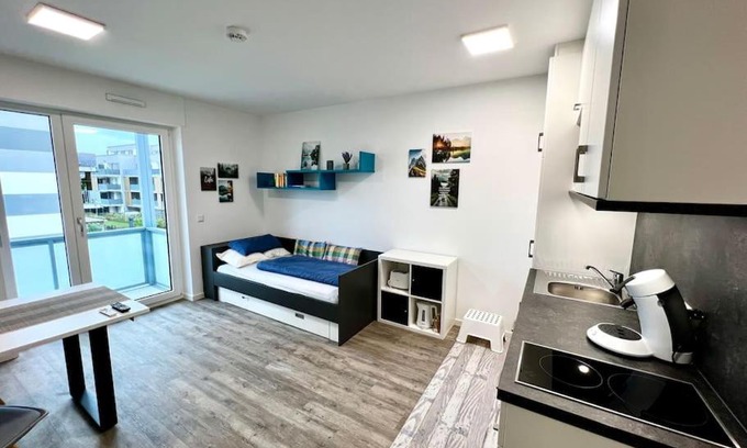 Oberhausen-Nord Apartment | Carefree Mikroapartment inkl. Balkon + Tiefgarage