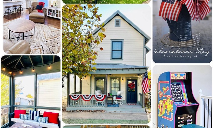 Eufaula House | Carlton Landing Cottage w/Putting Green & Arcade Game