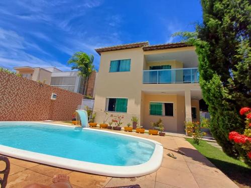 Barra do Jacuipe House | Casa 4 quartos no Condomínio parque de Jacuipe com acesso a praia e ao rio jacuipe