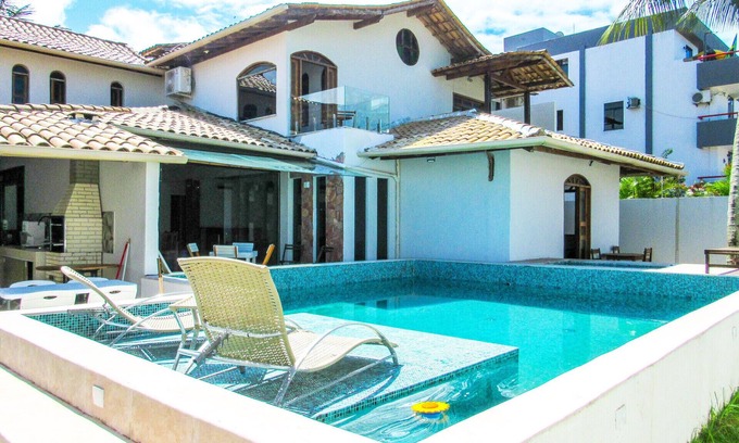Sao Francisco Ski Chalet | Casa a 250m da Praia do Sul com Wi-Fi em Ilhéus/BA