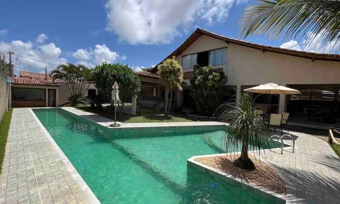 Mariricu Villa | Casa a 90 Metros da Praia/Piscina/Sauna/Churrasqueira/Sinuca/Etc