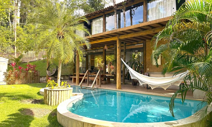 Arraial d'Ajuda House | Casa Bem Bahia Arraial, in the Atlantic Forest, Perfect for resting or celebrating