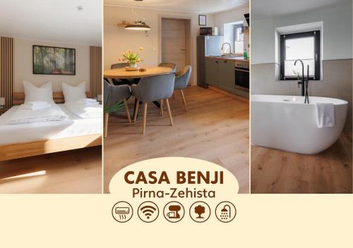 Pirna Apartment | CASA BENJI - geräumige FeWo - Landhausstil - Familien - Garten - Parkplatz