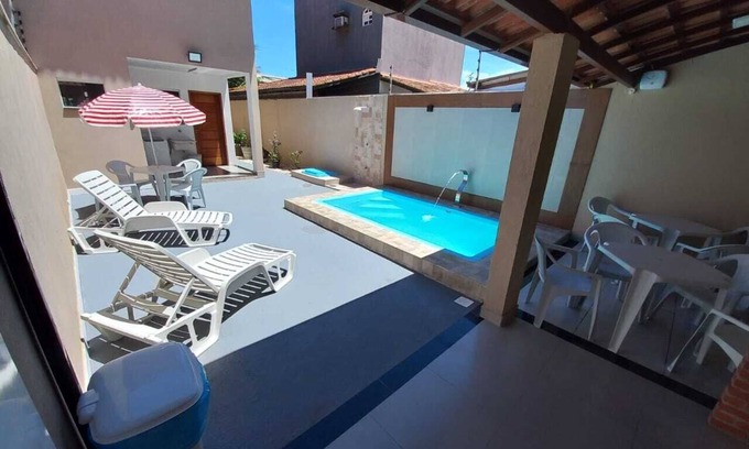 Estancia Monazetoca House | Casa Duplex Climatizada com Piscina Para 8 Pessoas