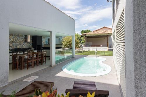 Ponta da Fruta House | Casa c/Piscina e Quintal Até 15 Pessoas NOMDS