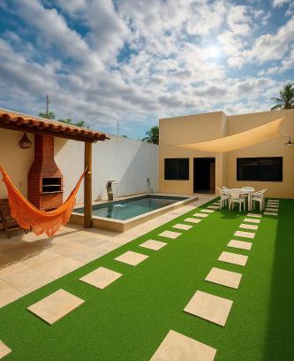 Juazeiro House | Casa Climatizada com Piscina e Área de Churrasco 400B