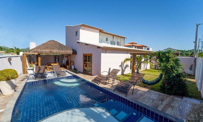 Sao Jose House | Casa com piscina 4 suites Bosque de Geriba