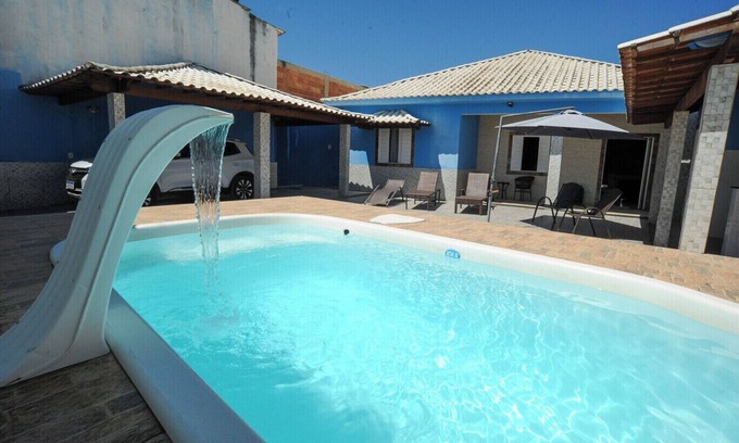 Araruama House | Casa confortável com WiFi, piscina e churrasqueira