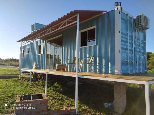 Bage Villa | Casa Container Azul.