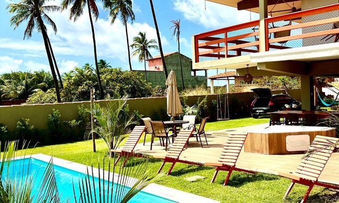Coruripe House | Casa Coruripe - Casa na Lagoa do Pau - Acomoda 20 com cama - Coruripe - Alagoas
