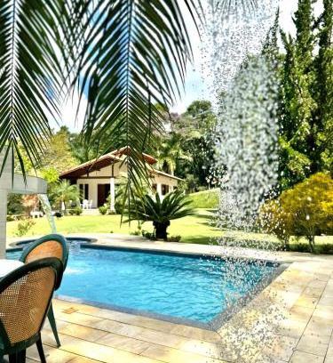 Duas Barras House | Casa de Campo com piscina, lago e Wi-fi