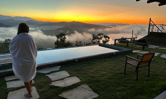 Itabirito Cottage | Casa de Temporada em Acuruí, com Vista Para Montanha de Frente Para Represa