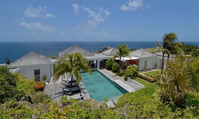 Petit Cul-de-Sac Villa | Casa del Mar | Ocean View - Located in Tropical Petit Cul de Sac with Private Pool