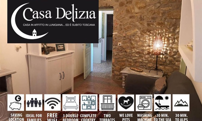 San Terenzo Monti House | Casa Delizia