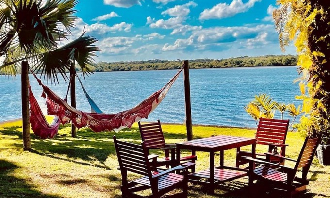 Jaguaripe House | Casa do Mangue-Paraíso na beira do rio Wi-Fi 500M