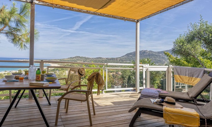 Algajola Apartment | Casa Ghju, beautiful sea and mountain view