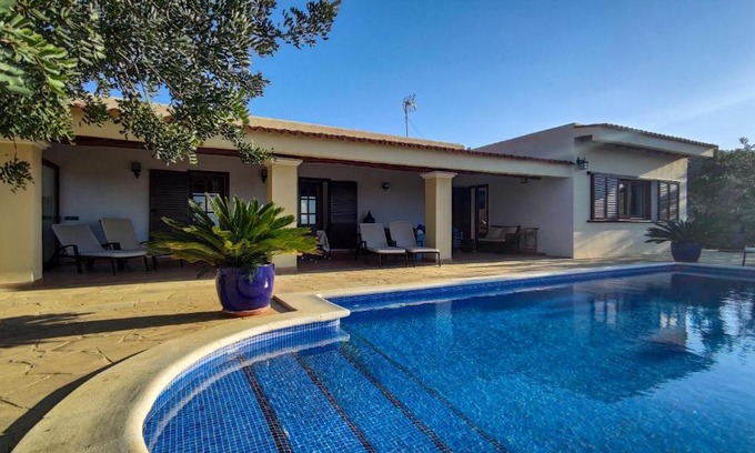 Sant Agusti des Vedra Villa | Casa Ibicenca Con Piscina Privada