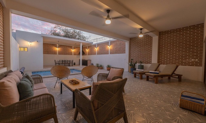 La Paz House | Casa La Paz with pool, patio and bbq grill