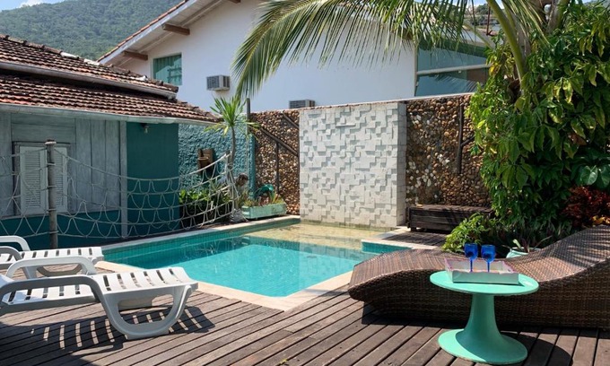 Ilhabela Historical Center House | Casa Lehua com 9 suítes na Vila, Wifi 300 mega