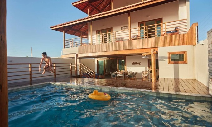 Prea House | Casa Linda com Vista Para as Dunas de Jericoacara e Oceano. Experiência Incrível