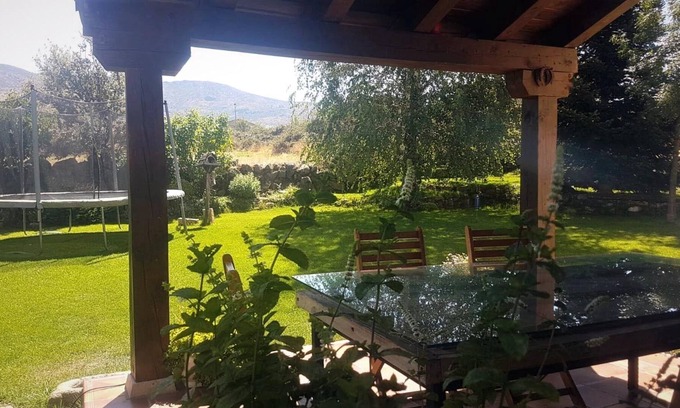 Otero de Herreros House | Casa Lobos comfortable fireplace