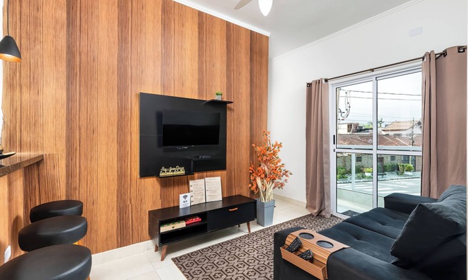 Jardim Real Apartment | Casa Moderna e Aconchegante em Praia Grande a 2 Minutos da Praia